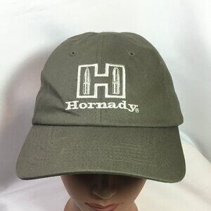 Hornady Hat Cap Mens Tan Adjustable Baseball Strapback Cotton